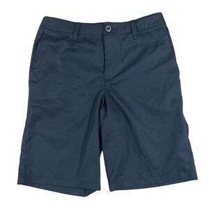 Under Armour Black Flat Front Golf Shorts